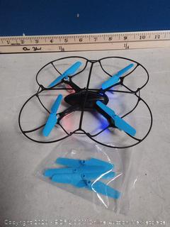 X-Force Motion Controlled Hand Controlled Drone Quadcopter(powers on/missing remote and charger)