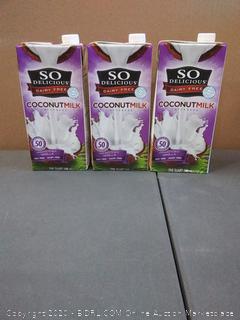 so delicious dairy-free coconut milk unsweetened vanilla soy-free dairy-free 1 Q (3 pack)