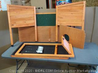 Trixie small animal Hutch for rabbits and small rodents size 45.5 by 36 by 24.75 inches- (shelf a rack 2)