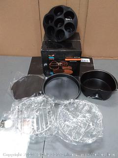 Xl Air Fryer Accessories Xl For Power Airfryer Xl Gowise And Phillips (cake Barrel damaged Pizza Pan slightly dented)