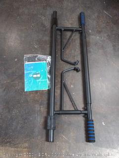 Iron Age Pull up Bar Doorway Portable No Crews Zero Assembly Free Standing Wall Mounted Indoor Workouts Smart Hook Technology US Patent Invention