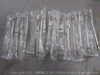 Brainerd Caroline 10-1/16-in Center to Center Satin Nickel Arch Bar Cabinet Door Pulls 14 count (online $9 each/$126)