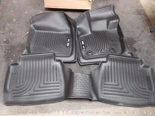 Husky Liners 98791 Black Weatherbeater Front & 2nd Seat Floor Mats Fits Ford Fusion, 2017-19 Lincoln MKZ