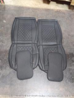 LUCKYMAN CLUB Car Seat Covers for 2 Front Seat Fit Most Sedan SUV Truck Van - Nicely Fit for Chevy Cruze Equinox Malibu Impala Silverado - Airbag Compatible