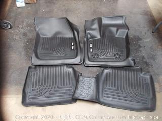 Husky Liners 98791 Black Weatherbeater Front & 2nd Seat Floor Mats Fits Ford Fusion, 2017-19 Lincoln MKZ