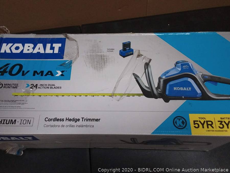 kobalt electric hedge trimmer