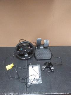 Thrustmaster TMX Force Feedback racing wheel for Xbox One and WINDOWS (powers on) (Retail $180+)