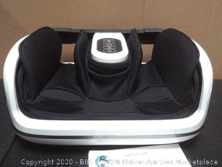Cloud Massage Shiatsu Foot Massager Machine (MRSP $280+) -Increases Blood Flow Circulation, Deep Kneading, with Heat Therapy -Deep Tissue, Plantar Fasciitis, Diabetics, Neuropathy (powers on) )