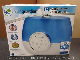 Pure Guardian H4810AR Ultrasonic Warm and Cool Mist Humidifier,(powers on) 120 Hrs. Run Time, 2 Gal. Tank, 600 Sq. Ft. Coverage, Large Rooms, Quiet, Filter Free, Treated Tank Resists Mold, Essential Oil Tray