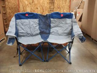 OmniCore Designs MoonPhase Home-Away-Loveseat Heavy Duty Oversized Folding Double Camping Chair