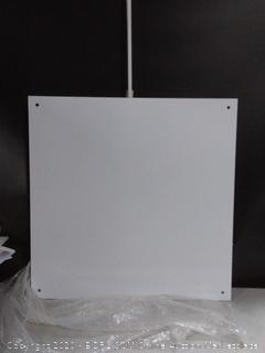 U Brands Glass Dry Erase Board, 35 x 35 Inches, White Frosted Non-Magnetic Surface, Frameless (online $99)