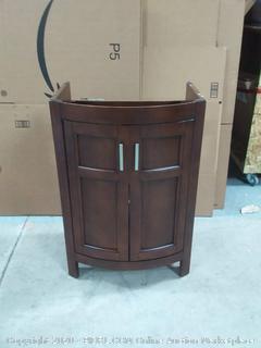 Style Selections Morecott 23.75-in Chocolate Single Sink Bathroom Vanity ( no vanity top)
