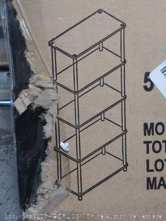 Furinno Turn-N-Tube 5-Tier Multipurpose Shelf Display Factory sealed box damaged come preview