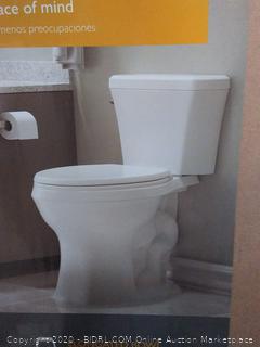 Jacuzzi Lyndsay White WaterSense Elongated Chair Height 2-Piece Toilet 10-in Rough-In Size (online $179)