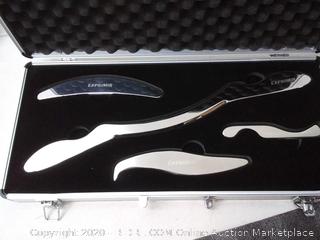 IASTM tools stainless steel set of 4 professional medical grade myofascial release massage and scraping tool kit(Retails $200)