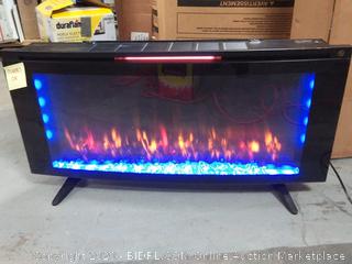 Duraflame 42-in W Black Infrared Quartz Electric Fireplace small scabs on back side (online $269)