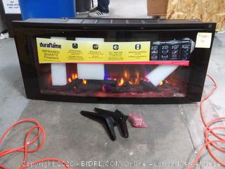 Classicflame 42”Wall-Mounted Infrared Quartz Electric Fireplace with Display Stand (online $252)