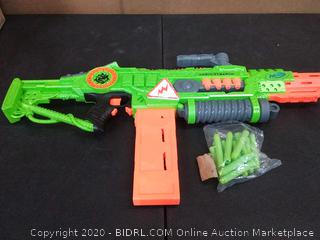 Revoltinator Nerf Zombie Strike Toy Blaster with motorized Lights Sounds & 18 Official Darts for Kids, Teens, & Adults