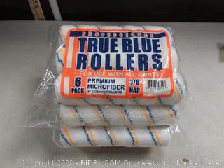 True Blue Professional 9" Paint Roller Covers, Best for All Types of Paint (48, 1/2" Nap)
