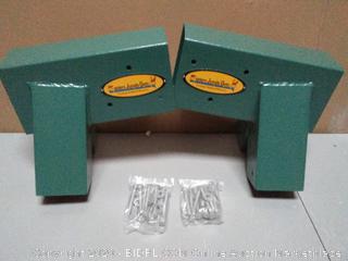 Eastern Jungle Gym Easy 1-2-3 A-Frame 2 Brackets for Swing Set with All Mounting Hardware, Green