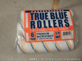 True Blue Professional 9" Paint Roller Covers, Best for All Types of Paint (48, 1/2" Nap)