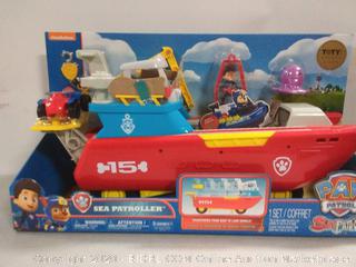 PAW Patrol Sea Patrol - Sea Patroller Transforming Vehicle with Lights & Sounds, Ages 3 & Up