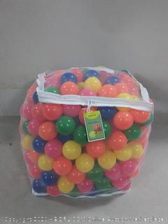 Click N' Play Value Pack of 400 Phthalate Free BPA Free Crush Proof Plastic Ball, Pit Balls - 6 Bright Colors in Reusable and Durable Storage Mesh Bag with Zipper (online $48)