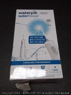 Waterpik Cordless Water Flosser, Battery Operated & Portable for Travel & Home, ADA Accepted Cordless Express, White WF-02