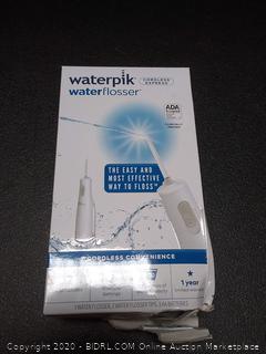 Waterpik Cordless Water Flosser, Battery Operated & Portable for Travel & Home, ADA Accepted Cordless Express, White WF-02