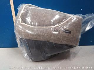 AmazonBasics Cuddler Bolster Pet Bed For Cats or Dogs, Soft and Comforting Large (online $45)