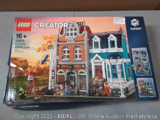 Lego Creator Expert #10270 Bookshop modular building kit big Lego set in collector toy for adults 2504 pieces (Retail $265)