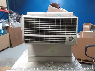 Essick Air 600-sq ft Window Evaporative Cooler (2800-CFM)(powers on/dented) online $399 - Please preview - looks new inside