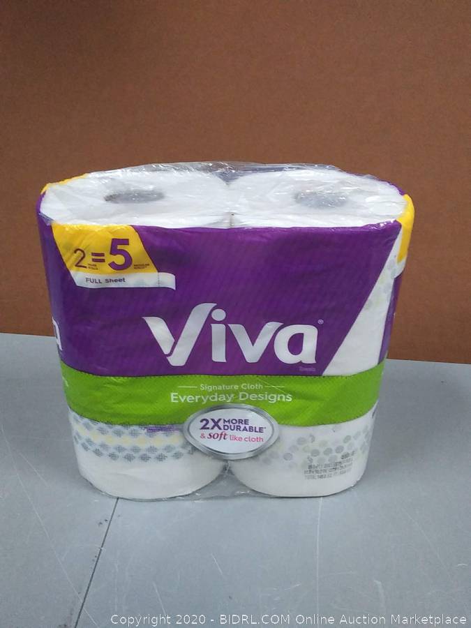 Viva Signature Everyday Designs Full Sheet Paper Towels Printed