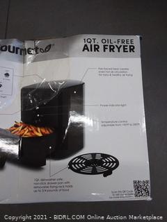 1.1Qt. Compact Electric Oil-Free Air Fryer EAF-3218 (Black)