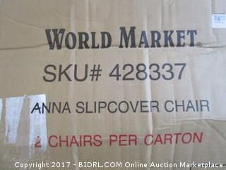 Anna slipcover best sale world market