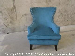 Pacific blue deals elliott wingback chair