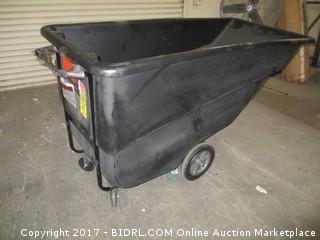 Continental Standard Duty 1.1 Cubic Yard Tilt Truck with Roller Bearings and Casters, 800-lb Capacity (Retail $868.00)