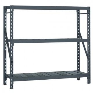 Edsal E-RACK Bulk Storage Rack with Steel Decking, Add-On Type, 3 Shelves (Retail $412.00)