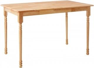 Coaster Rectangular Butcher Block Farm Dining Table,Solid Natural Wood Finish (Retail $126.00)