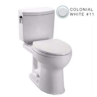 Toto C454CUFG#11 Drake II 1G Toilet Bowl with SanaGloss, Colonial White, 2-Piece (Retail $269.00)