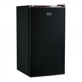BLACK+DECKER BCRK32B Compact Refrigerator Energy Star Single Door Mini Fridge with Freezer, 3.2 Cubic Ft., Black (Retail $104.00)