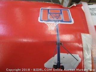 Lifetime 1306 Pool Side Height Adjustable Portable Basketball System, 44 Inch Backboard (Retail $140.00)
