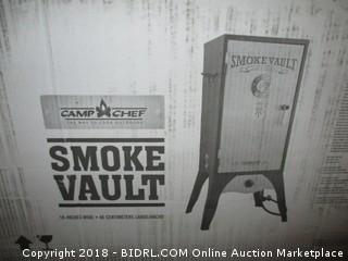 Camp Chef Smoker 18-Inch Smoke Vault Large with Stainless Door and Adjustable Shelves (SMV18S) (Retail $182.00)