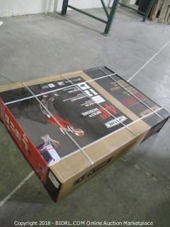 Lifetime 1221 Pro Court Height Adjustable Portable Basketball System, 44 Inch Backboard (Retail $111.00)