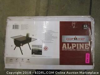 Camp Chef Alpine CS14 Heavy Duty Cylinder Tent Cabin Stove with damper and side shelves (Retail $204.00)