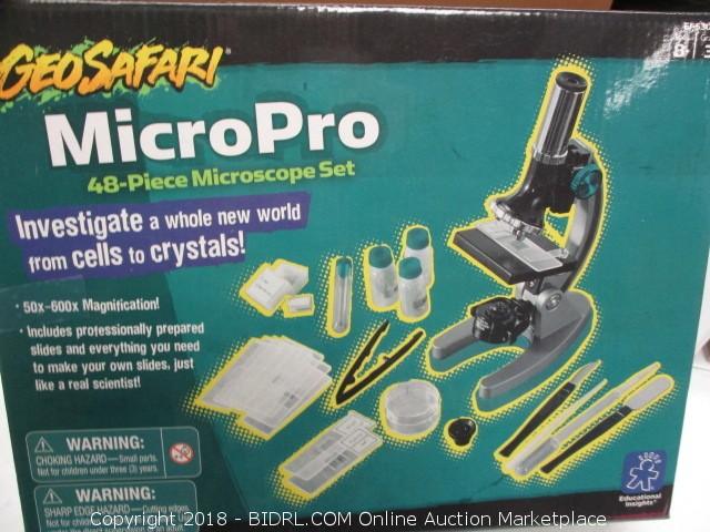 micropro 48 piece microscope set