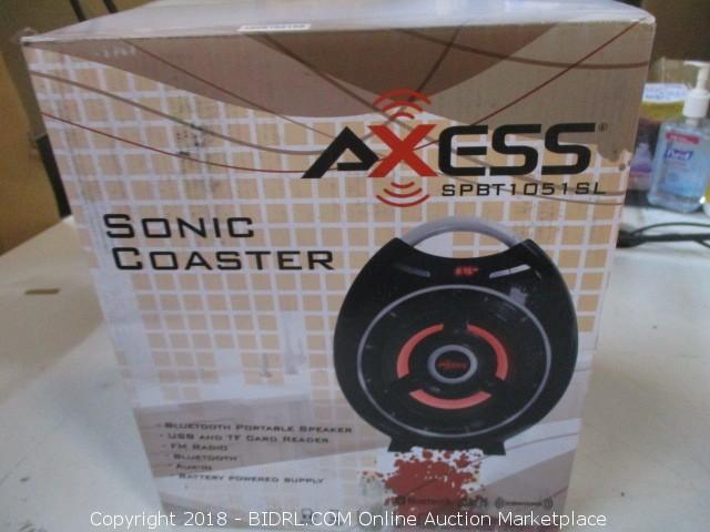 Axess Sonic Coaster Multimedia Portable Speaker Auction BIDRL