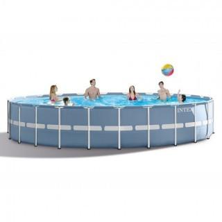 Intex 24ft X 52in Prism Frame Pool Set with Filter Pump, Ladder, Ground Cloth & Pool Cover (Retail $679.00)