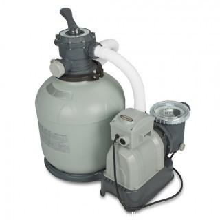 Intex Krystal Clear Sand Filter Pump for Above Ground Pools, 16-inch, 110-120V with GFCI (Retail $163.00)