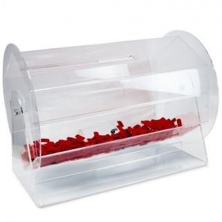 MIDWAY MONSTERS Super Jumbo Acrylic Raffle Drum with 60,000 Ticket Capacity (Retail $599.00)